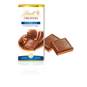 Lindt Praline Rocher Milk Chocolate Bar Lindt Praline Rocher Milk Chocolate Bar