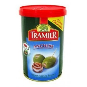 Tramier - Anchovy Stuffed Green Olives 120g Tramier - Anchovy Stuffed Green Olives 120g