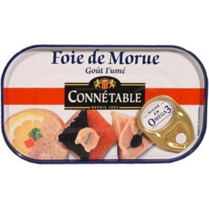 Connetable - Cod Liver 120g Connetable - Cod Liver 120g